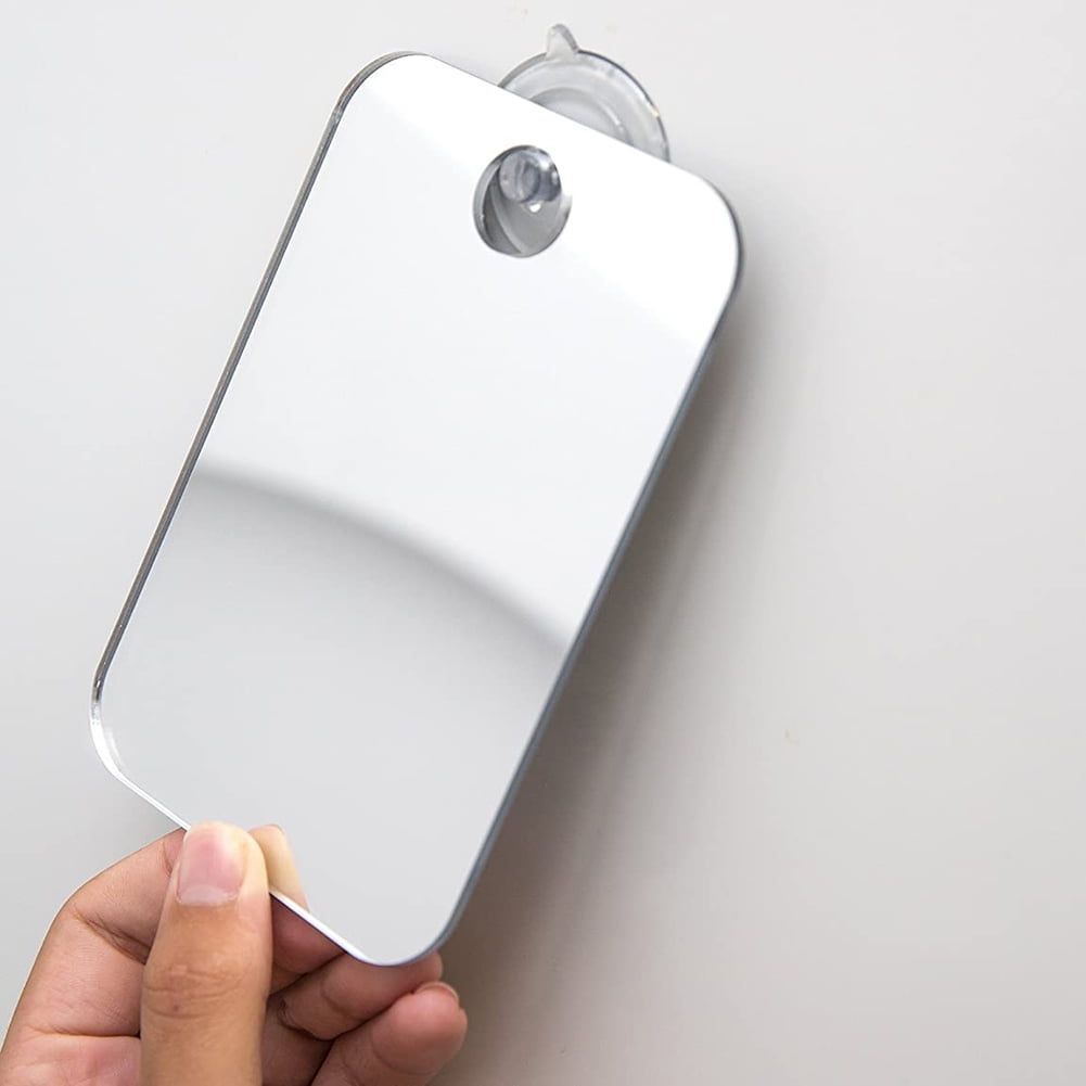 Travel Mirror for Shaving Fogless Bathroom Mirror with Removable Wall