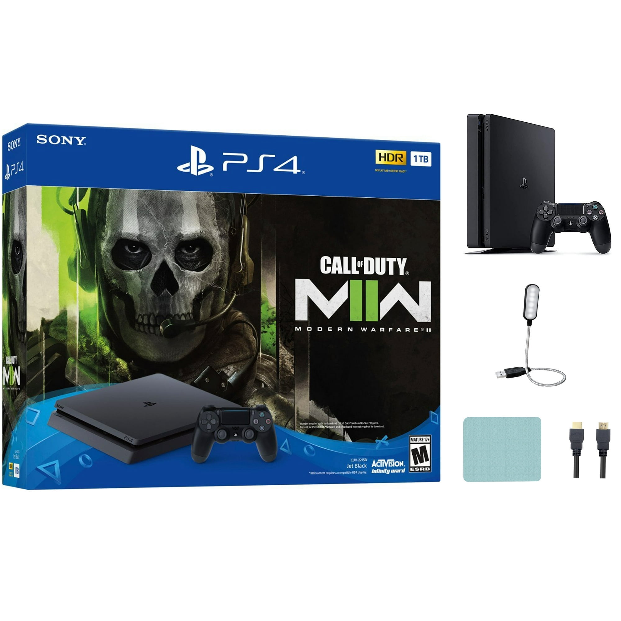 Sony Playstation PS4 Slim 1TB Console, Black - Walmart.com