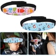thumbnail image 3 of Infant Child Safety Head Support Pillow, Toddler Car Seat Headband Neck Protector Car Seat Child Sleeping Safety Fixing Headband Fixing Straps 2 Piece, 3 of 5