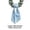#157-Blue, variant on Wreath Sash Bow, Checkered Bow, Long Streamer Ribbon Gingham Fabric Double Tied Detachable Bow for Front Door Decor