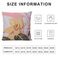 thumbnail image 5 of SHANXI Throw Pillow Covers Multicolor Abstract Tropical Plants Palm Leaves Pink Design Pillow Case Pillowcases 12x12in, 5 of 5