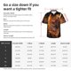 thumbnail image 5 of Fotbe Gold Flame Pattern Wolf Camisa Hawaiana para Hombre Unisex – Camisa Casual de Verano con Botones de Manga Corta de Algodón y Lino,Medium, 5 of 7