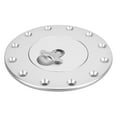 77mm Car Fuel Cell Twist Cap Oil Gas Tank Filler Cover Flush Mount 12