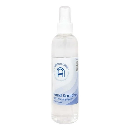 Amcon Instant Hand Sanitizing Spray, Fragrance-Free, 8 fl oz Bottle