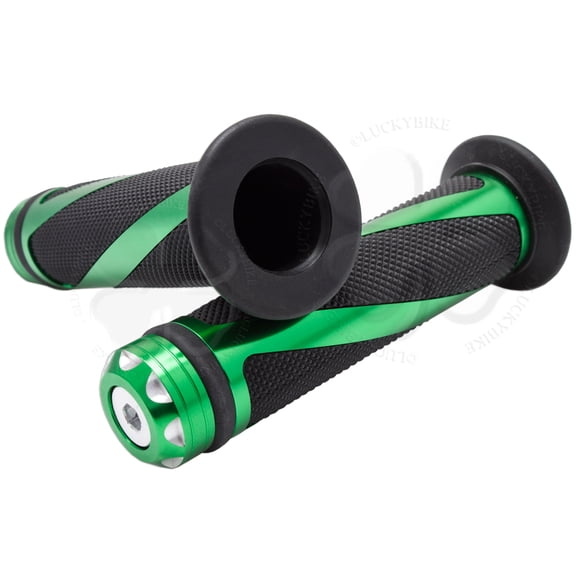 Motorcycle Twist Hand Grips Bar Ends 7/8 Inch Handlebars GSXR CBR Ninja ZX R1 R6