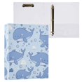 thumbnail image 3 of Dailycode 2 Pack Hardcover 3 Ring Binder 1.5 Inch Ring Decorative Binder Organizer for Home School Office, 3 of 10