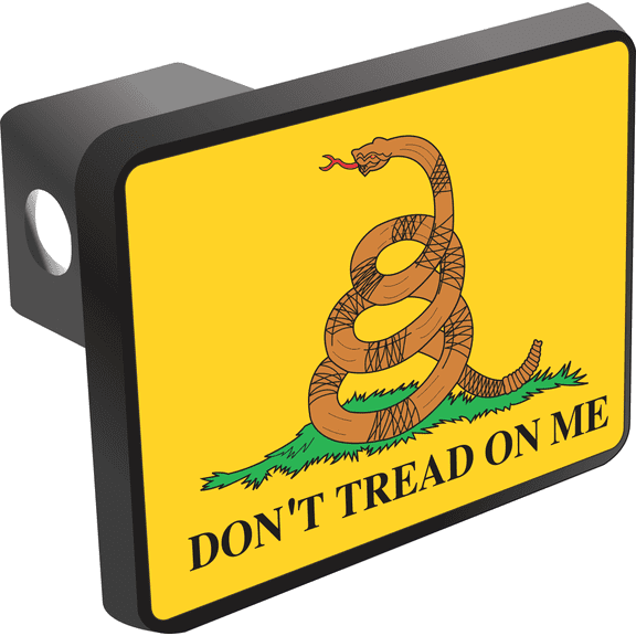 Don't Tread On Me Gadsden Flag Hitch Cover