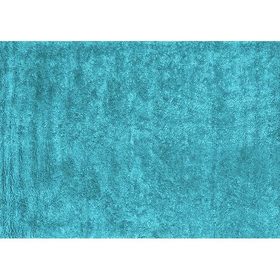 Ahgly Company Indoor Rectangle Abstract Light Blue Contemporary Area Rugs, 5' x 8'