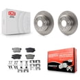 thumbnail image 1 of Transit Auto Rear Disc Brake Rotors and Semi-Metallic Pads Kit for Car Honda Odyssey Acura Legend RL Isuzu Oasis K8F-101689, 1 of 11
