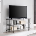 thumbnail image 2 of Henn&Hart 55" Aged Steel Metal/Glass TV Stand, 2 of 11