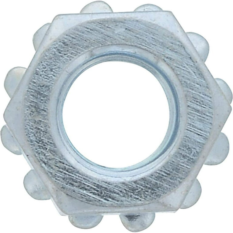 Hillman 1/4 in. Zinc-Plated Steel SAE Keps Lock Nut 100 pk Hillman 1/4 in. Zinc-Plated Steel SAE Keps Lock Nut 100 pk