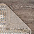 thumbnail image 5 of LR Home Blessy Fria Blue & Natural Farmhouse Striped Jute Blend Area Rug, 7'9" x 9'9", 5 of 9