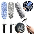 thumbnail image 2 of QHUDLV Microfiber Car Wheel Brush, 17" Long Rim Cleaner for Deep Tire Spoke Wash, 2 of 9