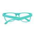 thumbnail image 2 of Retro Sunglasses - Turquoise Frame / Clear Lens, 2 of 7