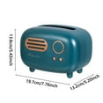 thumbnail image 4 of Household Home Ornament Remote Control Storage Napkins Placement Paper Pumping Case Napkin Case Tissue Box Radio Model Paper Storage Box RED, 4 of 8