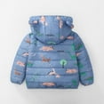 thumbnail image 4 of Winter Puffer Jackets for Girl Toddler Cartoon Print Long Sleeve Zip Up Down Coat with Hooded Warm Fashion Cute Outfits, 4 of 6