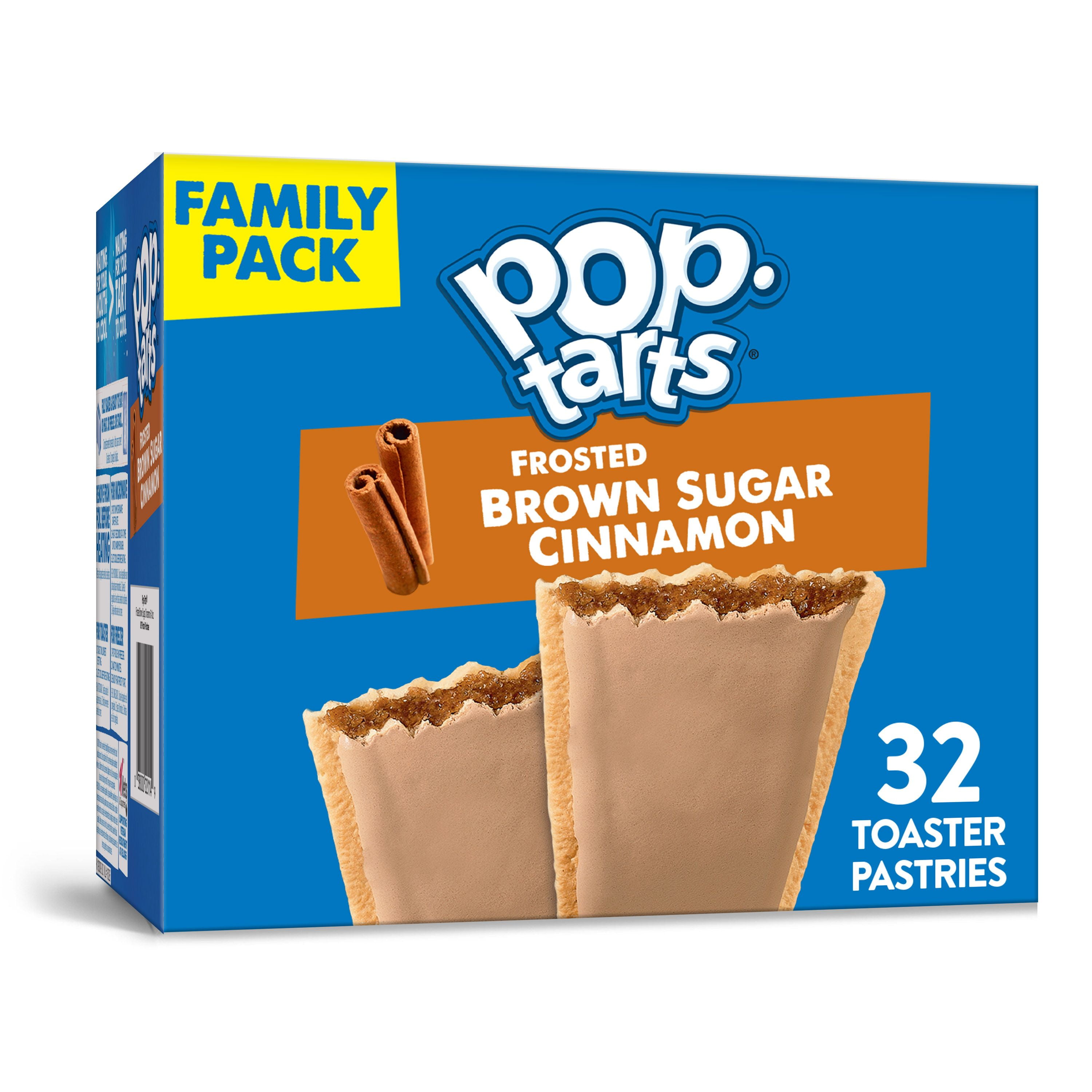 Kellogg's PopTarts Frosted Brown Sugar Cinnamon Toaster Pastries