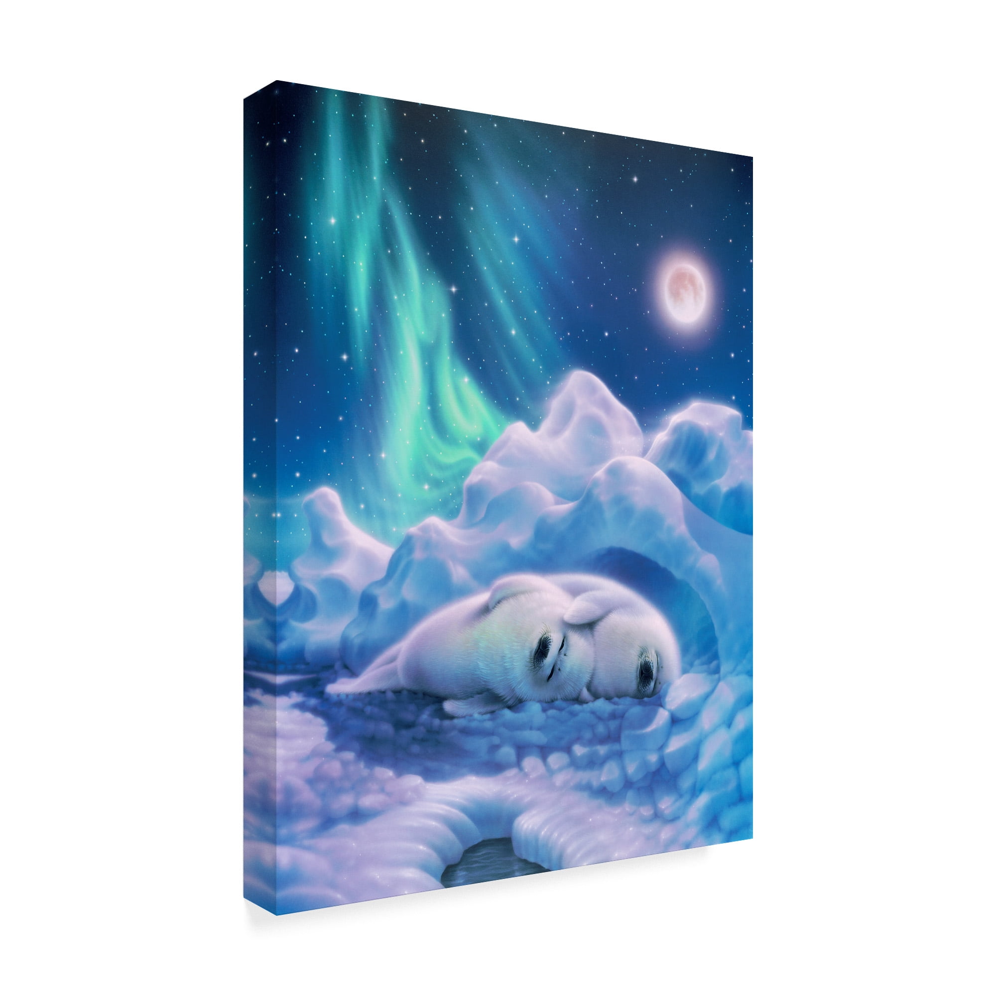 Trademark Fine Art 'Harmony Baby Seals' Canvas Art by Kirk Reinert