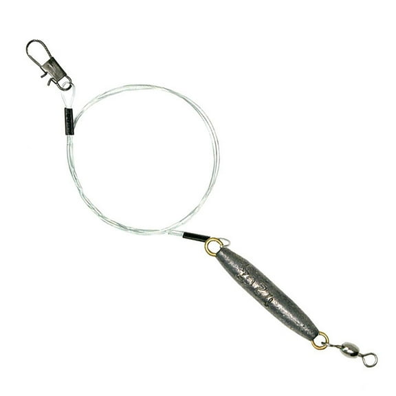 Sea Striker TR114-2PK Trout Rig 1-1/4oz Cigar Sinker 15" 40 lb Mono