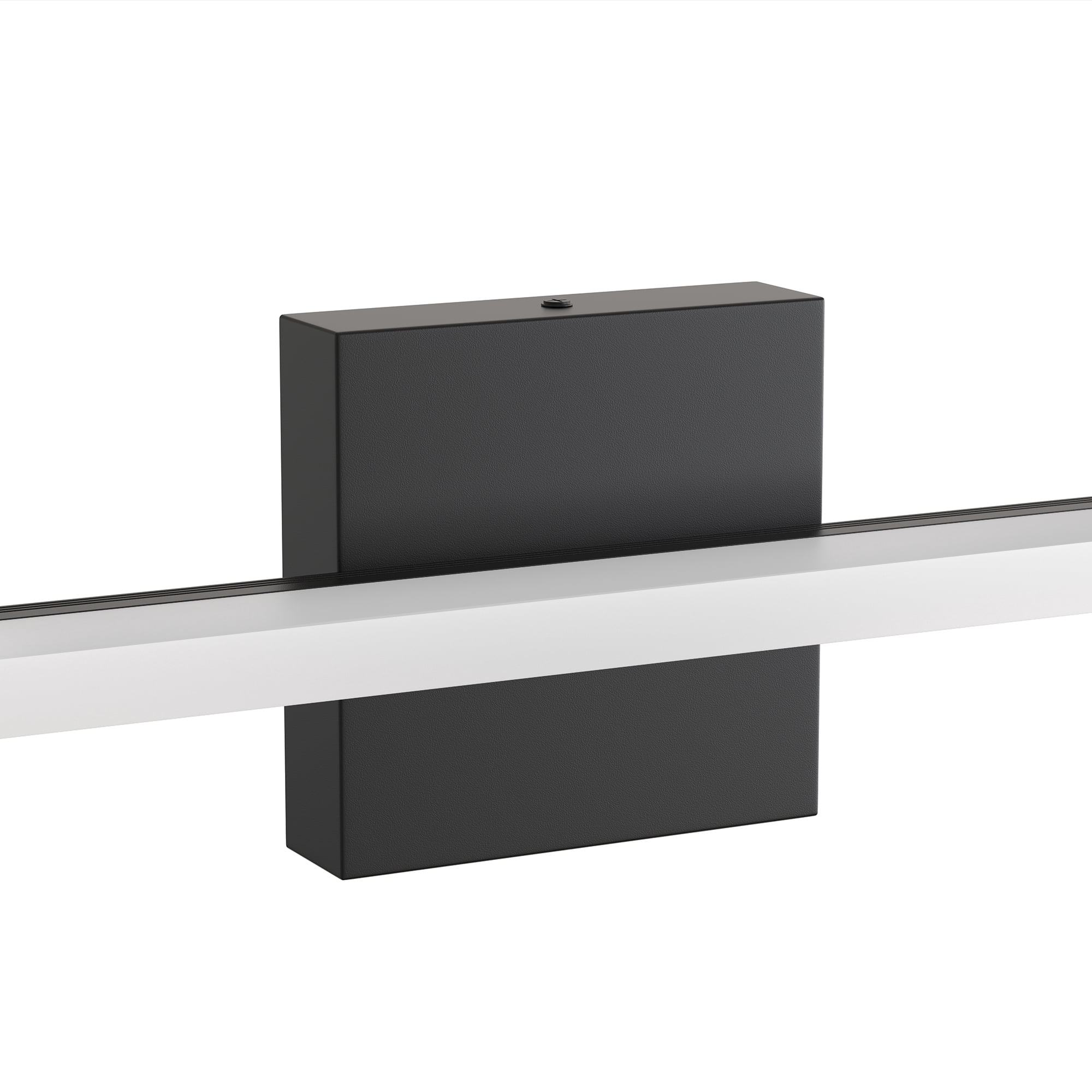 YANSUN Modern LED Vanity Light Bar Acrylic Black Bathroom Wall Lights Fixtures, 15.9 in 15W Bath Lighting Over Mirror for Bathroom Kitchen Bedroom Cool White 6000K