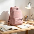 thumbnail image 7 of Large Capacity Laptop Backpack, Polyester Spandex Multi-Compartment Daypack for College Campus Travel, Solid Color Casual Daily Use for Work and Everyday Carry, 7 of 7