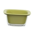 thumbnail image 4 of Esquirla 2 Layer Fruits Vegetable Washing Basket Serving Tray for Pasta Salads Fruits green, 4 of 8
