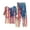 Pink, variant on 4th of July Women's Retro Independence Day 2 Piece Lounge Set Women Women's Summer Printed Half Sleeve Round Neck Cropped Top + Casual Pants Suit Set Two Piece Lounge Set
