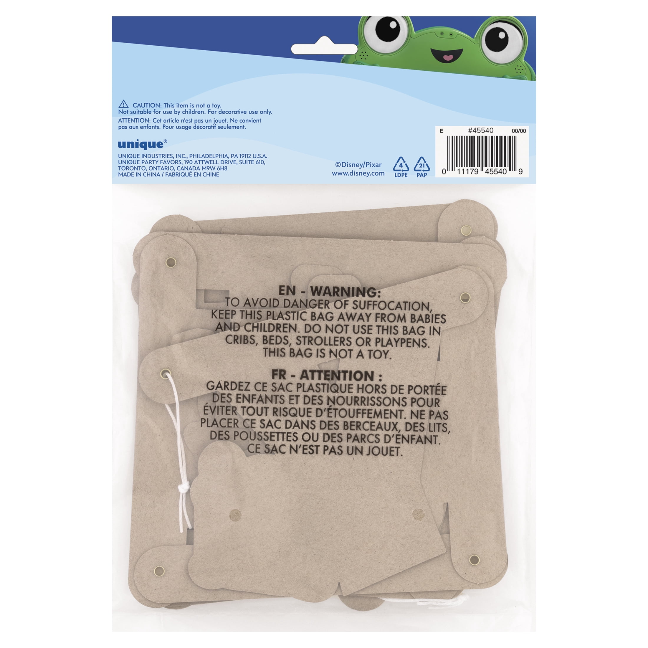 Toy Story 1 Count Happy Birthday Jointed Banner