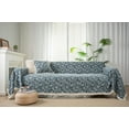 thumbnail image 1 of Nvzi Couch Cover Polyester Sofa Covers Sofa Towel Cover for Living Room Sofa Easy Fit Washable Furniture Sofa Protector 70.87*70.87inch (Blue), 1 of 4
