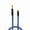 Blue, variant on Coluber Cable - 1/4" TS Male to RCA Male - Pro 3-Pin Microphone Connector