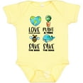 thumbnail image 3 of Inktastic Earth Day Plant a Tree Save the Bees Save the Seas Love Your Mother Earth Boys or Girls Baby Bodysuit, 3 of 5