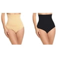 thumbnail image 1 of Paquete de 2 Fajas Altas Tatys Fashion 1 Color Nude y 1 Color Negra Tatys Fashion 1801, 1 of 2