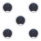 thumbnail image 1 of Monstrate Buscador de llaves Equipaje compatible con Bluetooth Rastreador de alarma anti-perdida de doble vía Localizador con batería Negro 5Conjunto, 1 of 6
