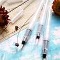 thumbnail image 2 of 3pcs Refillable Water Brush Ink Pen Calligraphy Painting Drawing Illustration Marker Pen Pilot Ink Pen (White), 2 of 8