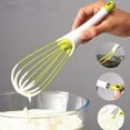 thumbnail image 5 of Xqxayjr under $5 4Pcs Eggbeater, Manual Rotating Egg Beater Whisk, Multi Function Kitchen Tool For Baking Cooking, Foldable Design For Easy Storage Drawer, Food Grade Plastic Whisk For Mixing, 5 of 9