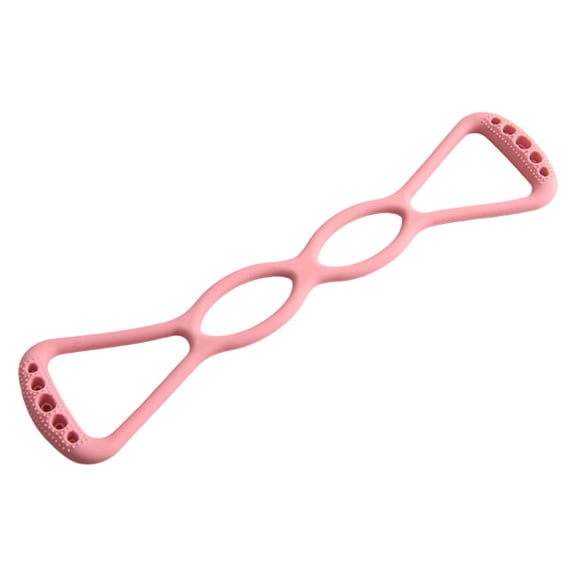1-3PC 4 Ring Adjustable Loop Resistance Bands for Working Out Walk at Home Figure 8 Resistance Bands Silicone 8 Shape Pull Rope with Non Handles for Women Men Fitness Yoga Pilates Home Gym