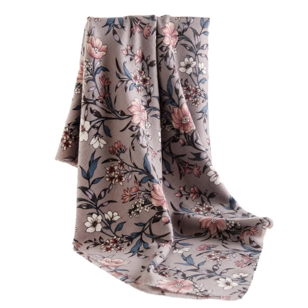 Xiao Hua Bufanda elegante con estampado de gran tamaño para mujer, bufanda de cachemira para otoño e invierno, chal largo grande, bufandas grandes suaves y cálidas, estilo G