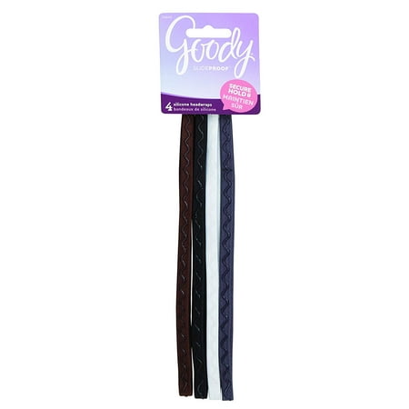 Slide-Proof Silicone Headwraps 4 count