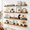 Rustic Brown-30 inch, variant on Rustic Brown 55 Inch Set Of 6 Floating Wall Shelves For Home Decor
