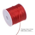 thumbnail image 4 of Unique Bargains Elastic Cord DIY Making Stretchy String Craft Wire, Burgundy, 2 Rolls, 4 of 6