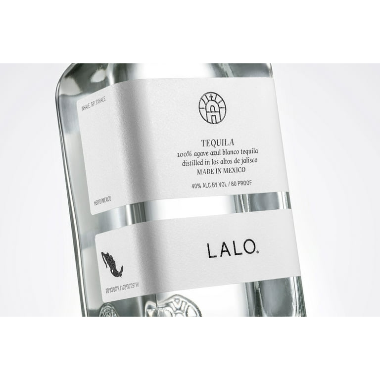 LALO, Blanco Tequila, 750 ml, 100% Blue Agave, 40% ABV - Walmart.com