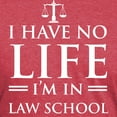 thumbnail image 3 of CafePress - No Life In Law School T Shirt - Mens Tri-blend T-Shirt, 3 of 4