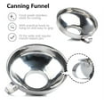 thumbnail image 3 of Stainless Steel Canning Funnel Set 2 Piece, Wide Mouth Funnels for Mason Jars, Canning, Preserving and Kitchen Filling TIKA, 3 of 11