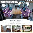 thumbnail image 5 of FOR U DESIGNS Ghost Bat Pumpkin Lantern Pattern 3 Pcs RV Dinette Cushion Covers Washable Camper Cushion Slipcover Stretch RV Seat Covers Pillow Case Halloween Decor for Travel Trailer Couch, 5 of 8