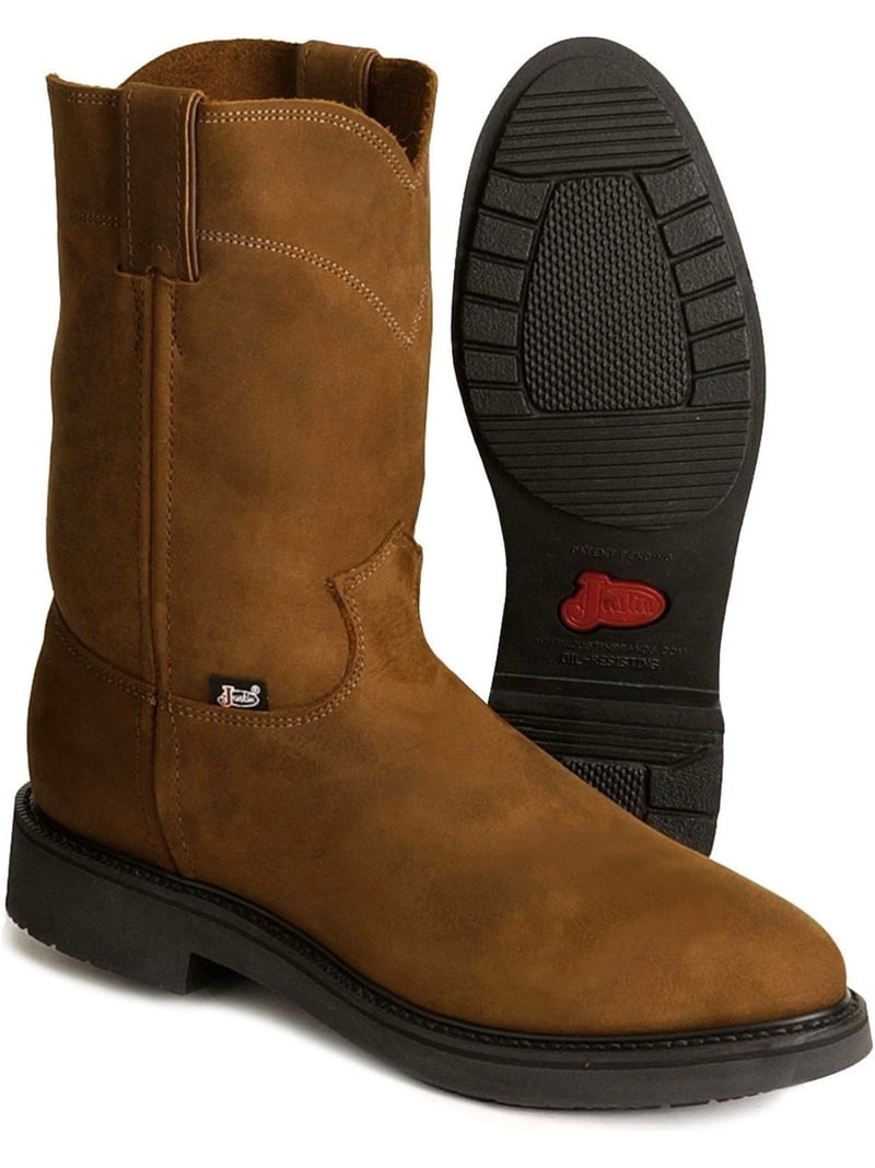 justin Justin Men's Conductor Electrical Hazard Pull-On Work Boot Soft
