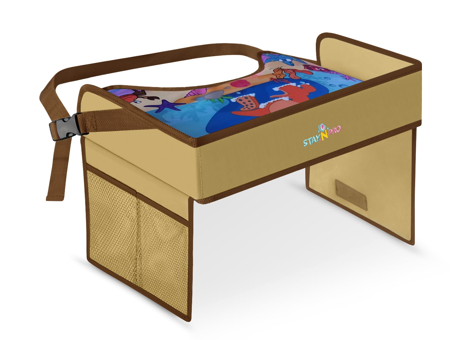 Kids Travel Tray Car Seat Snack Tray Travel Lap Desk Accessory for