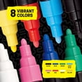 thumbnail image 4 of uni POSCA PC-5M Water-Based Paint Markers, Medium Tip, (1.8-2.5mm), Assorted Ink, 8 Count, 4 of 9
