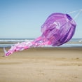 thumbnail image 3 of In the Breeze 5258 — 40-inch Purple Iridescent Jellyfish 3D Windsock — Simmering Windsock with Inflatable Head and Free-Flowing Tentacles, 3 of 6