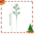 thumbnail image 2 of 16Pcs Christmas Decorations, 13.7In Candy Shape Curly Picks Glittery Faux Christmas Tree Stems Decor, Artificial Christmas Picks for Christmas Tree Decor, DIY Xmas Wreath, Crafts, Holiday Home Decor, 2 of 6