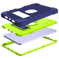 thumbnail image 6 of For Apple iPad Mini 6th Gen 8.3 inch 2021 / A2567 / A2568 / A2569 Dual Layer Heavy Duty Shockproof Protective Kickstand Tablet Hard Case Cover Blue/Green, 6 of 7
